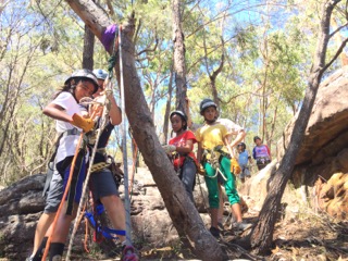 Abseiling The Fork